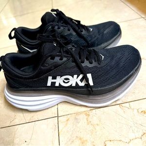 Hoka shoes. Black. Size 6.